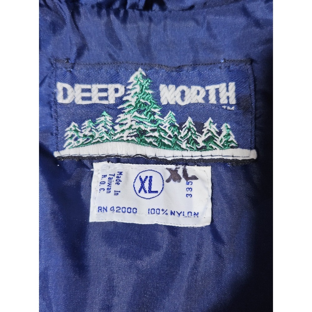 Vintage 70S/80S Deep North Puffer Jacket Mens XL With Zipper For Outdoors - Picture 8 of 10